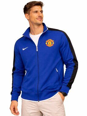 NIKE Men's Retro Manchester United 2011 Full Zip Jacket 423954-403 - Size Small